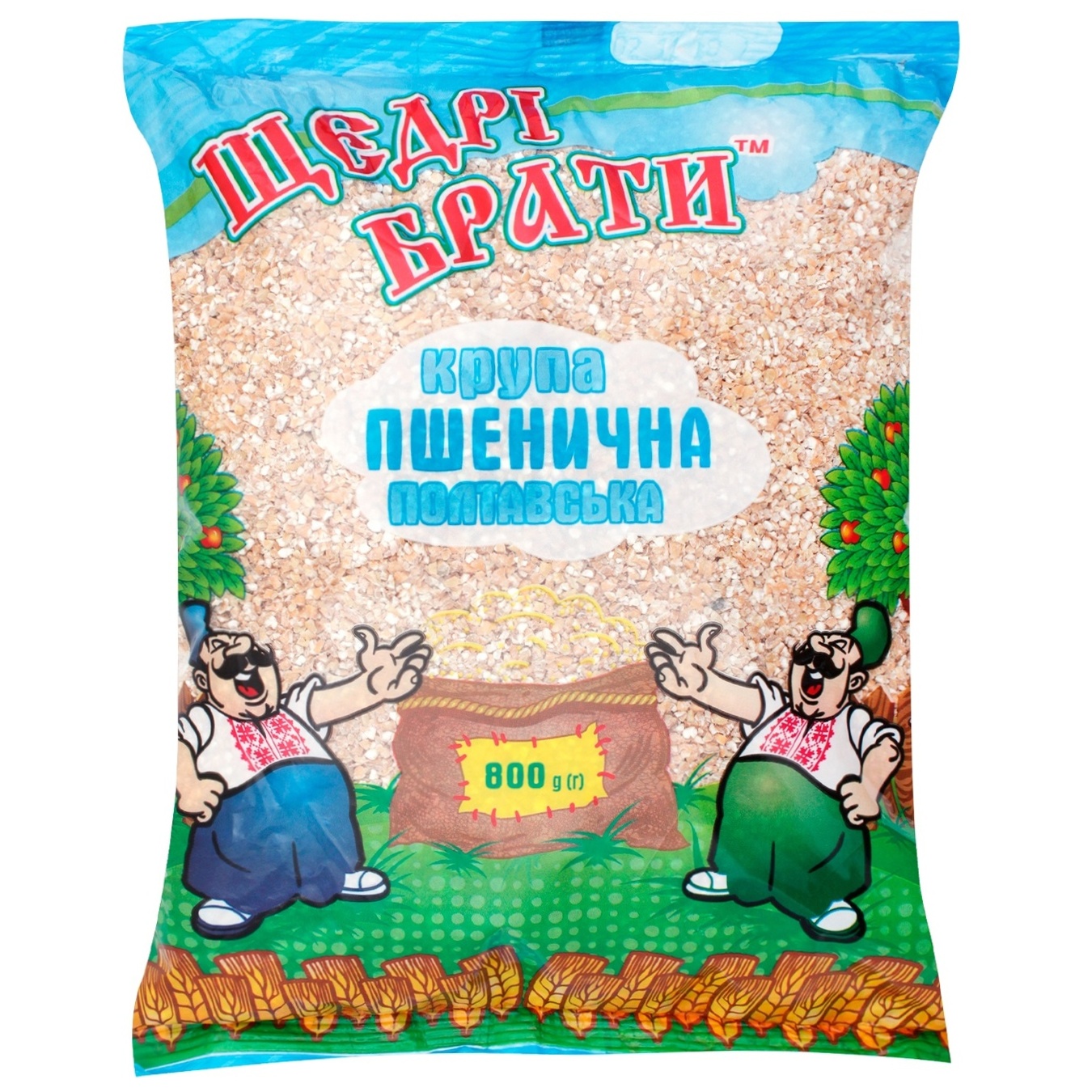 

Крупа пшеничная Щедрі брати 800г