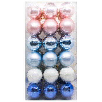 Set of Christmas Tree Balls 57mm 54pcs - buy, prices for - photo 3