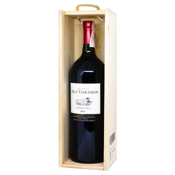 Chateau Haut Terrasson Bordeaux Dry Red Wine 12.5% ​​1.5l - buy, prices for - photo 3