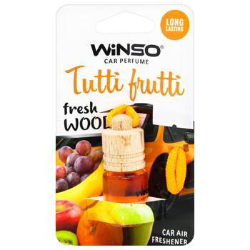 Ароматизатор воздуха Winso Fresh Wood Tutti Frutti 4мл - купить, цены на КОСМОС - фото 1