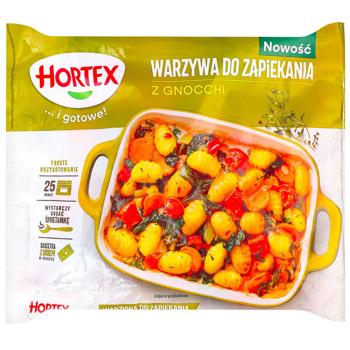 Hortex Frozen Vegetables for Baking with Gnocchi 450g