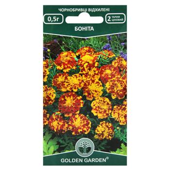 Golden Garden Bonita Rejected Marigolds Flowers Seeds 0.5g