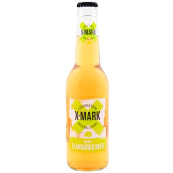 Пиво X-mark Flavoured Beer Mojito світле фільтроване 5,9% 0,33л - купити, ціни на WINETIME - фото 1