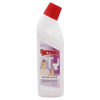 Chystyunya Lemon Cleaning For Care Toilet Means 0.5l - buy, prices for MegaMarket - photo 1