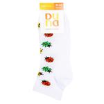 Duna Children's White Socks 20-22s