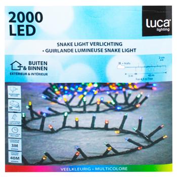 Гірлянда Luca Lighting Снейк світлодіодна 2000 LED 40м різнокольорове світло - купити, ціни на WINETIME - фото 2