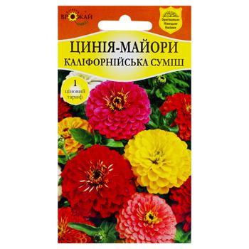 Насіння Багатий Врожай Цинія Каліфорнійська суміш 0,5г