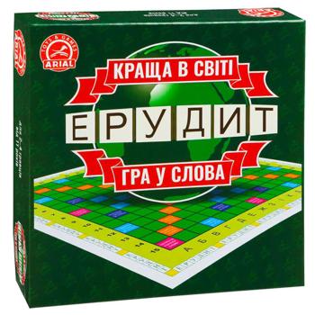 Arial Ukrainian Erudite Board Game - buy, prices for MegaMarket - photo 1