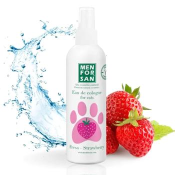 Одеколон для кошек Menforsan Strawberry с ароматом клубники 125мл - купить, цены на MasterZoo - фото 2