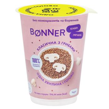 Каша Bonner гречневая с грибами быстрого приготовления 60г
