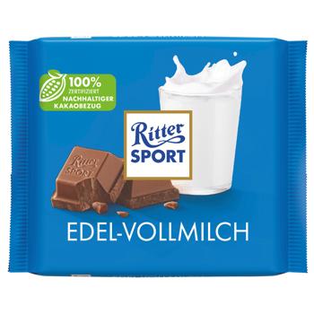 Ritter Sport Edel-Vollmilch Milk Chocolate 35% 100g - buy, prices for NOVUS - photo 2