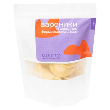 Вареники з солодким фермерським сиром 400г  - купити, ціни на Grono - фото 1