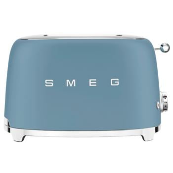 Тостер Smeg на 2 тости матовий блакитний шторм