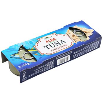 Alba Food Tuna Flakes in Brine 65g x 3pcs - buy, prices for Ideal - photo 2