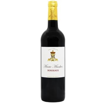 Classique de Marie Manhes AOC Bordeaux Red Dry Wine 12.5% 0.75l - buy, prices for Auchan - photo 1