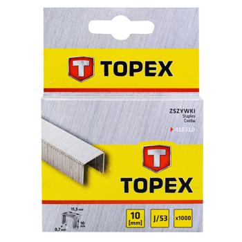 Topex Type J Staples 1000pcs 10mm - buy, prices for Tavria V - photo 1