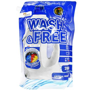 Гель для стирки Wash & Free Универсальный 2кг - купить, цены на Чудо Маркет - фото 1