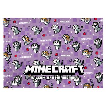 Зошит для малювання Yes Minecraft з перфорацією А4 12 аркушів - купити, ціни на Ідеал - фото 5