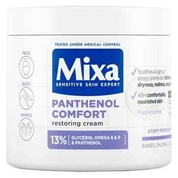 Mixa Panthenol Comfort Moisturizing and Soothing Cream 400ml
