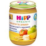 Пюре Hipp Фруктовое ассорти с цельнозерновыми хлопьями 190г