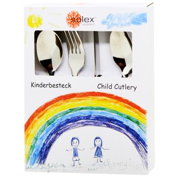 Набор столовых приборов Solex Maya детский - купить, цены на WINETIME - фото 1