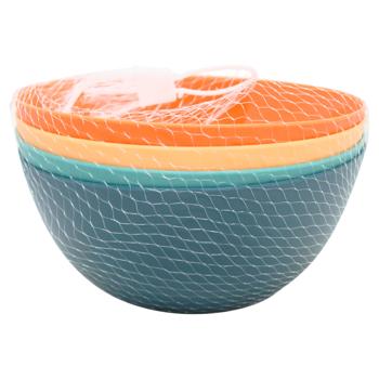 Набір піал Зед пластикові 4шт - купити, ціни на ЕКО Маркет - фото 1