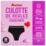 Auchan Black Menstrual Underwear Size M 1pc