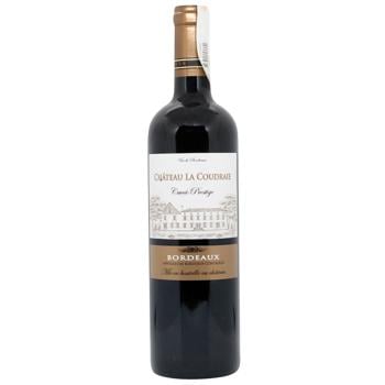 Вино Chateau La Coudraie Cuvee Prestige Rouge червоне сухе 13,5% 0,75л - купити, ціни на WINETIME - фото 1