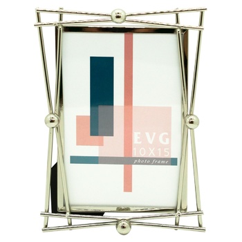 EVG Iron Photo Frame 10x15cm Silver - buy, prices for ULTRAMARKET - photo 1