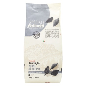 Felicetti Conchiglie With Cuttlefish Ink Pasta 500g - buy, prices for ULTRAMARKET - photo 2