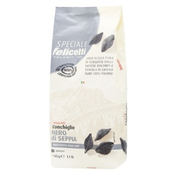 Felicetti Conchiglie With Cuttlefish Ink Pasta 500g - buy, prices for MegaMarket - photo 1