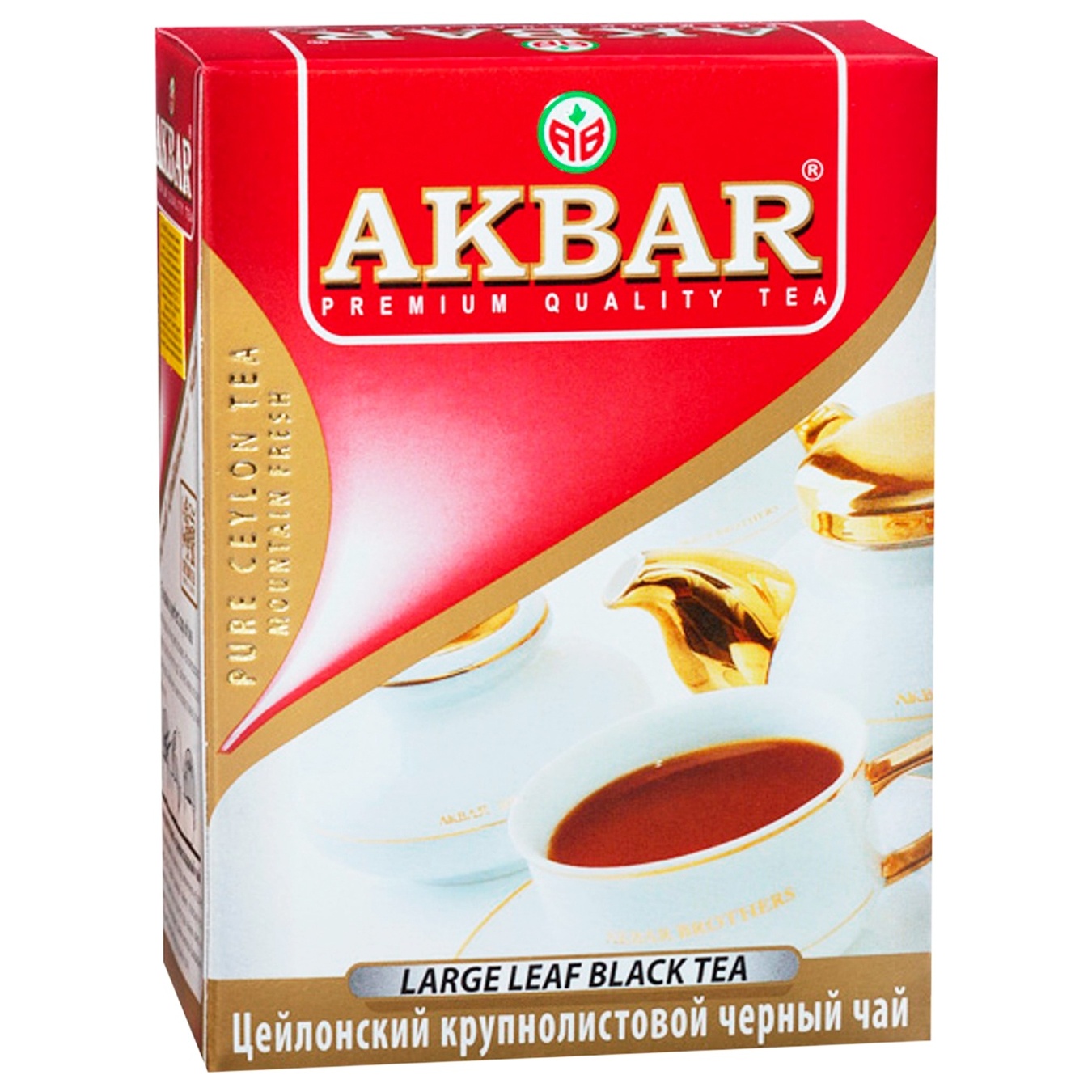

Черный чай Акбар Фэйворит цейлонский крупнолистовой 100г