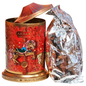 Akbar Music Carousel Orient Mystery Leaf Teas Blend with Flower Petals and Rose Oil 250g - buy, prices for Auchan - photo 2