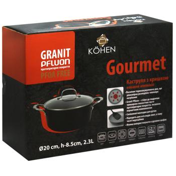 Каструля Kohen Gourmet з кришкою 2,3л - купити, ціни на ULTRAMARKET - фото 5