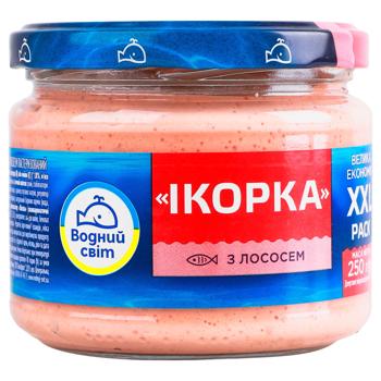 Продукт з ікрою скандинавської риби та лососем Водний Світ Ікорка 250г - купити, ціни на NOVUS - фото 2