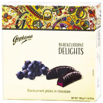 Goplana Chewy Marmalade with Currant Flavor in Chocolate 190g
