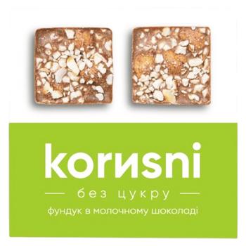 Фундук Korиsni в молочному шоколаді 100г - купить, цены на Grono - фото 1