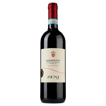 Zeni Bardolino Classico Red Dry Wine 12% 0.75l - buy, prices for - photo 1