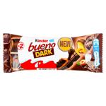 Вафлі Kinder Bueno Dark з молочно-горіховою начинкою 43г