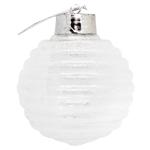 Прикраса ялинкова Куля пласт. 8 см, прозора арт. 24HRL-060 И205