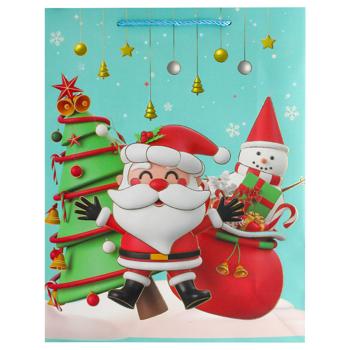 Angel Gifts New Year's Paper Bag 31*40*12cm - buy, prices for MegaMarket - photo 4