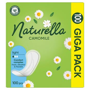 Прокладки щоденні Naturella Camomile Light 100шт - купити, ціни на КОСМОС - фото 3