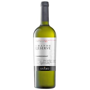 Вино Shabo Grande Reserve Chardonnay белое сухое 13,6% 0,75л - купить, цены на WINETIME - фото 1