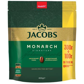 Jacobs Monarch Instant Coffee 400g - buy, prices for METRO - photo 1