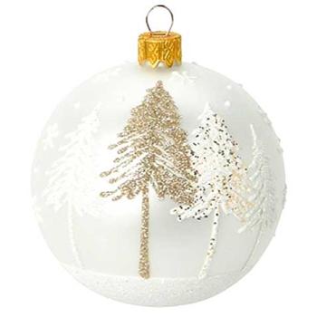 Шар елочный Дерево 8см в ассортименте - купить, цены на Таврия В - фото 2