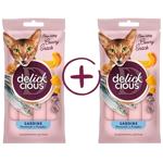 Ласощі для котів Delickcious з сардинами та гарбузом 8шт х 15г