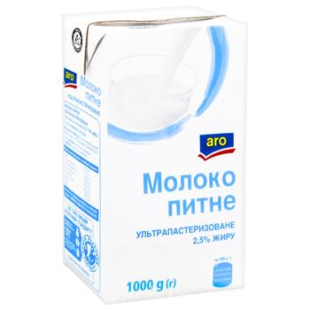 Aro Ultra-pasteurized Milk 2.5% 1000g - buy, prices for METRO - photo 2