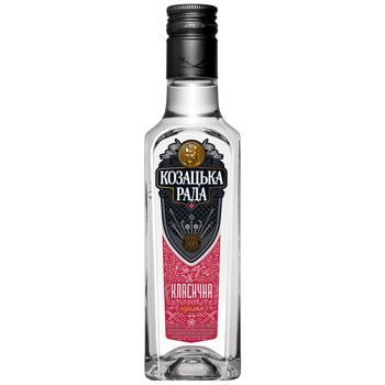 Kozatska Rada Classic Vodka 40% 100ml - buy, prices for EKO Market - photo 1