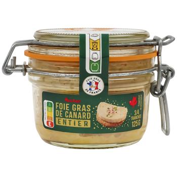 Auchan Whole Duck Foie Gras 125g - buy, prices for Auchan - photo 1