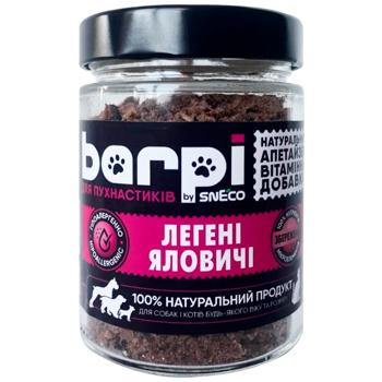 Апетайзер для собак та котів Barpi Легені яловичі 280мл - купити, ціни на MasterZoo - фото 1